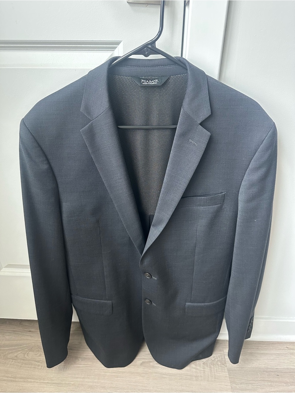 Jos. A. Bank Charcoal Gray Two-Button Blazer